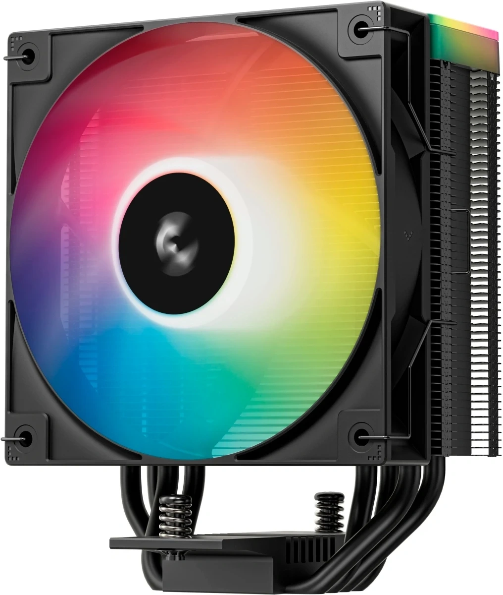 Кулер для процессора DeepCool AG400 BK ARGB V2, Чёрный (R-AG400-BKAMMN-GJD). Фото 2