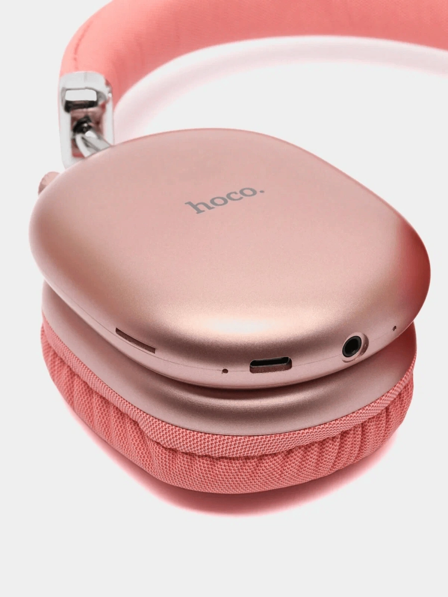 Беспроводные наушники Hoco W35 Max Joy BT, Розовые. Фото 4
