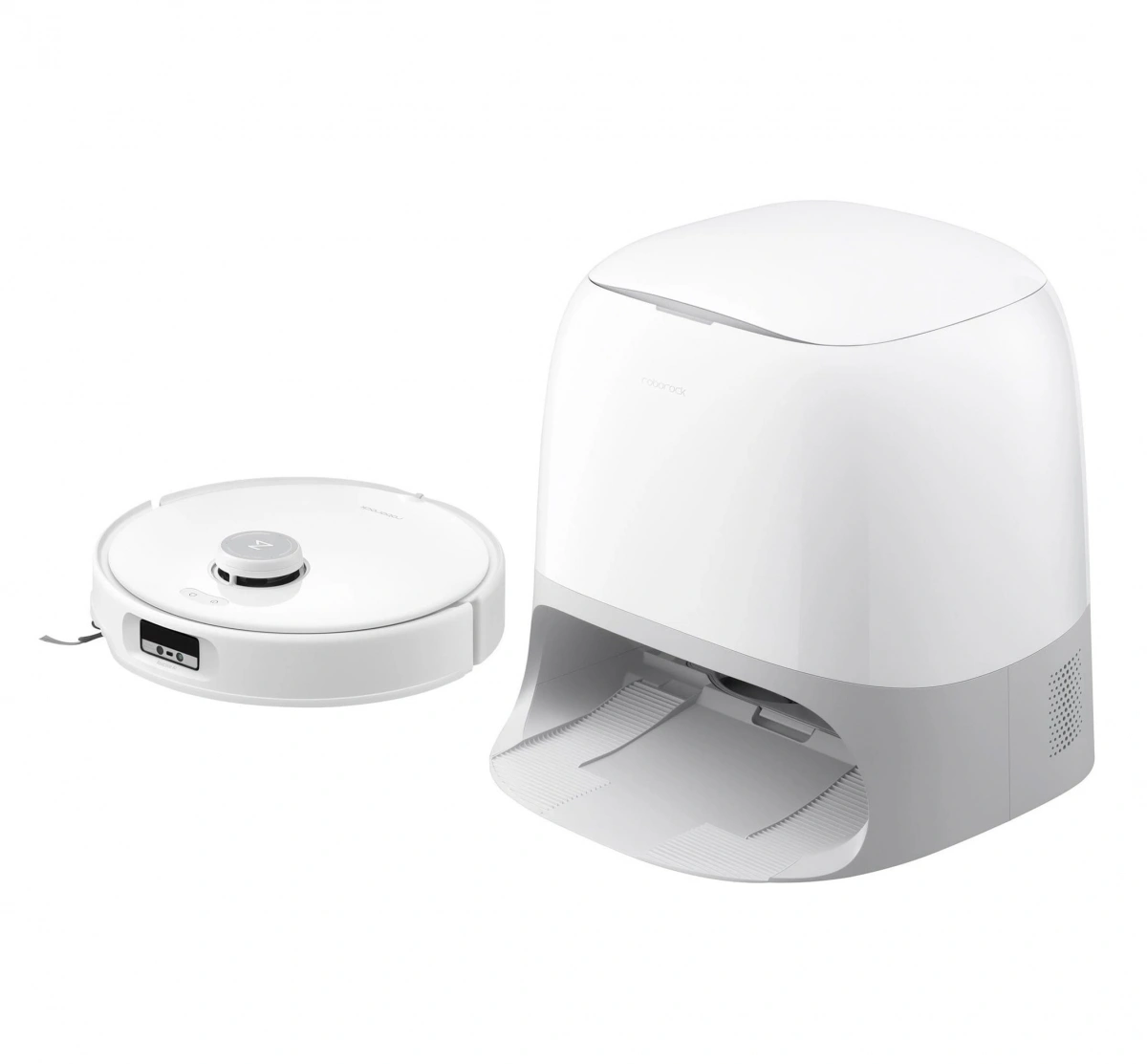 Робот-пылесос Roborock Qrevo CurvX (RRE0VIS), Белый. Фото 3