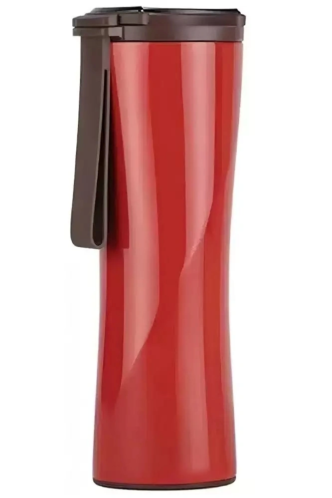 Термокружка Kiss Kiss Fish Moka Coffee Tumbler 430ml SP-U45CW Red. Фото 1