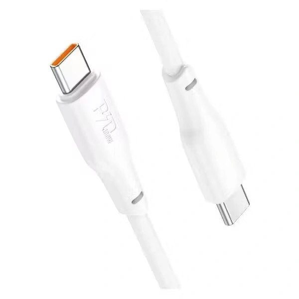 Кабель Hoco X93 Force 100W Fast Charging Type-C/Type-C 1m, White. Фото 2