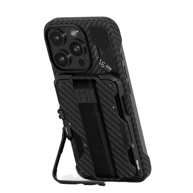 Магнитный бумажник Aulumu G03 Carbon Fiber MagSafe (UA-G03-CF). Фото 2