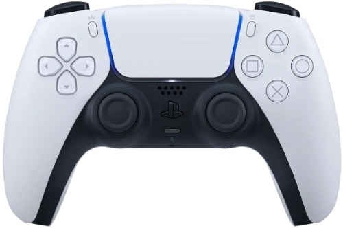 Беспроводной контроллер Sony DualSense (PS5), Белый. Фото 1