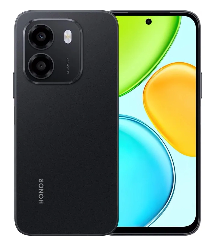 Смартфон Honor X6e 5G 4/256Гб, Полночный чёрный (LBU-LX1). Фото 1