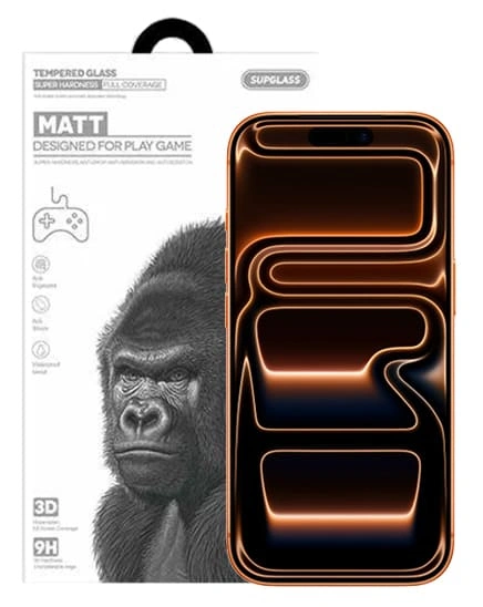 Защитное стекло SupGlass для iPhone 17 Pro Max SG-13, (Матовое). Фото 1