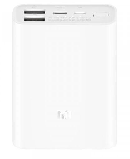 Внешний аккумулятор XiaoMi Power Bank 3 10000mAh Pocket Version, Белый (PB1022ZM). Фото 1