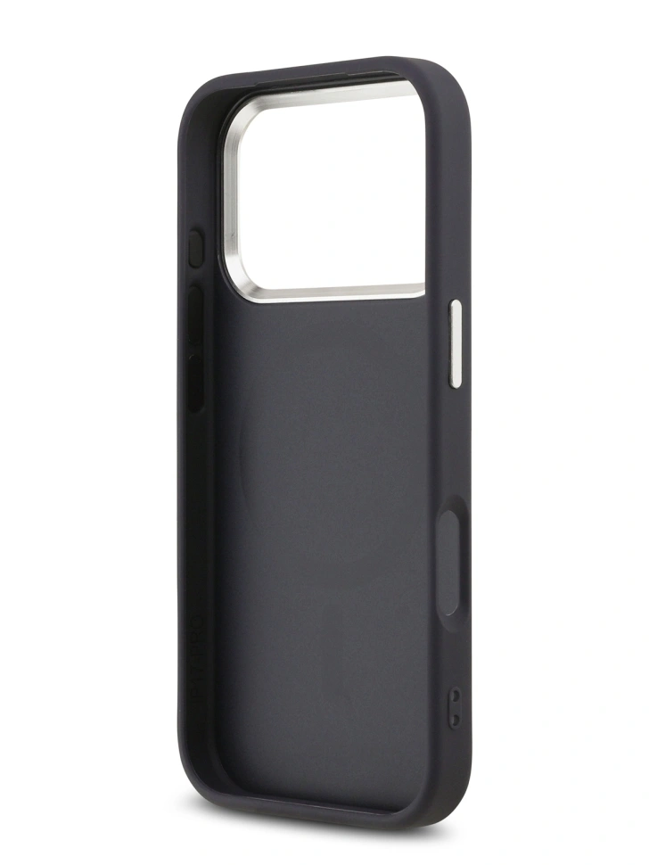 Накладка Lagerfeld для iPhone 18 Pro Max/17 Pro Max PU Debossed Initials Metal cam Hard (MagSafe), Navy (KLHMP18XPGFKLRDV). Фото 7