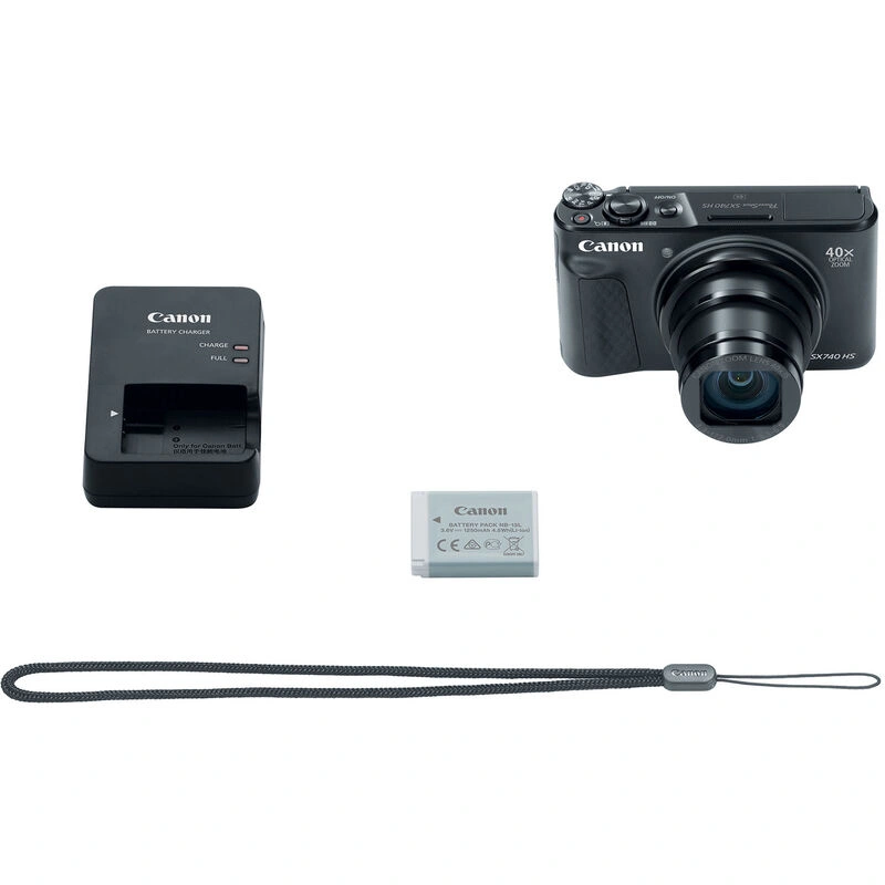 Фотоаппарат Canon PowerShot SX740 HS, Чёрный (Английский язык). Фото 5