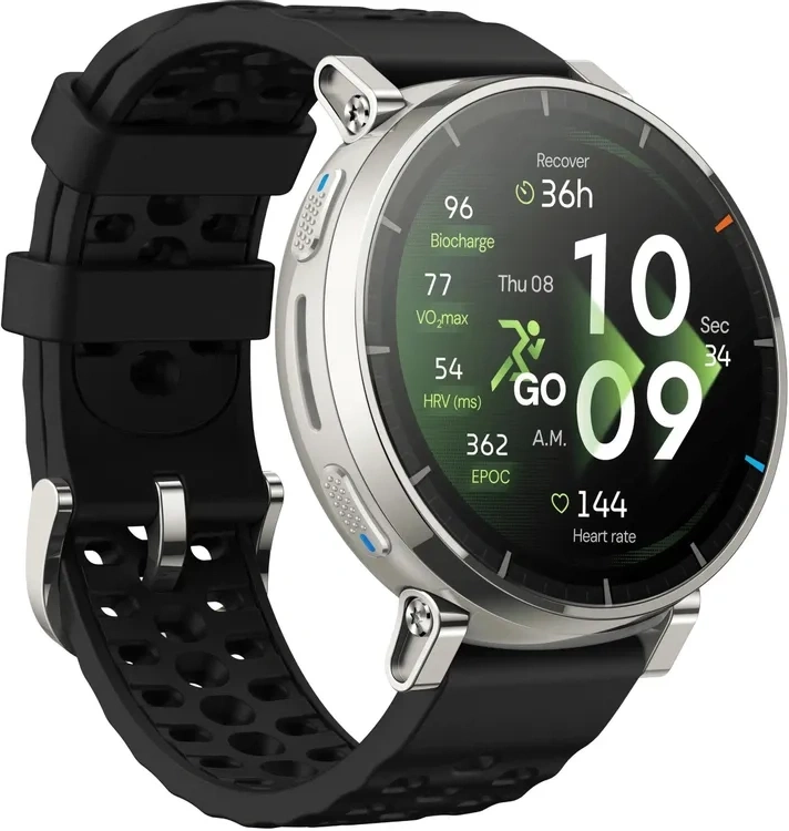 Умные часы Amazfit Active 3 Premium, Серебристый (A2559). Фото 2