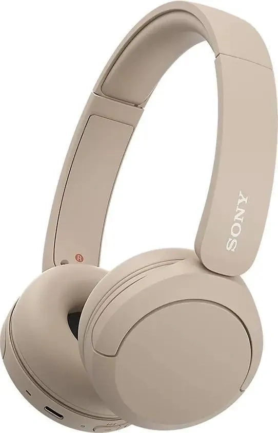 Беспроводные наушники Sony WH-CH520, Бежевые. Фото 1