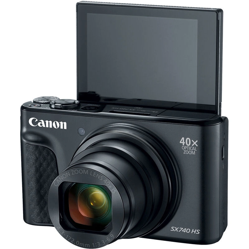 Фотоаппарат Canon PowerShot SX740 HS, Чёрный (Английский язык). Фото 8