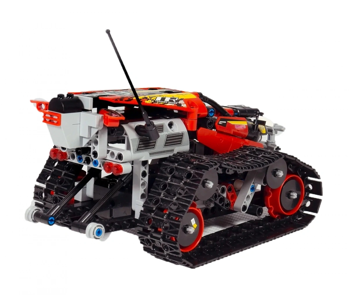 Конструктор Mould King Technique 13036. Трюковый вездеход красный, 391 деталь, пульт ДУ, двигатель. Фото 6