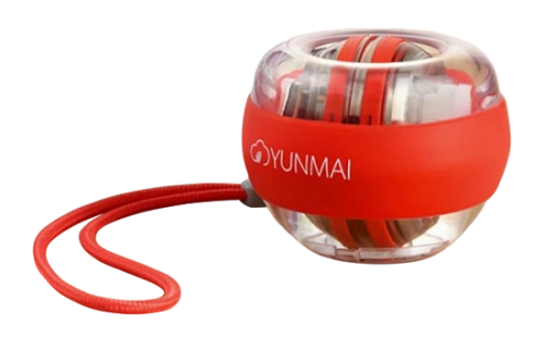 Кистевой тренажер Yunmai Powerball, красный. Фото 4