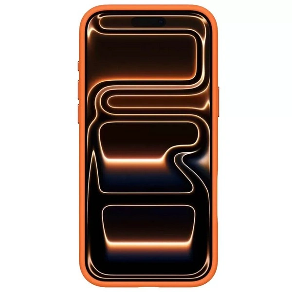 Накладка Spigen Silicone Fit MagFit для iPhone 17 Pro, Оранжевый (ACS11378). Фото 3