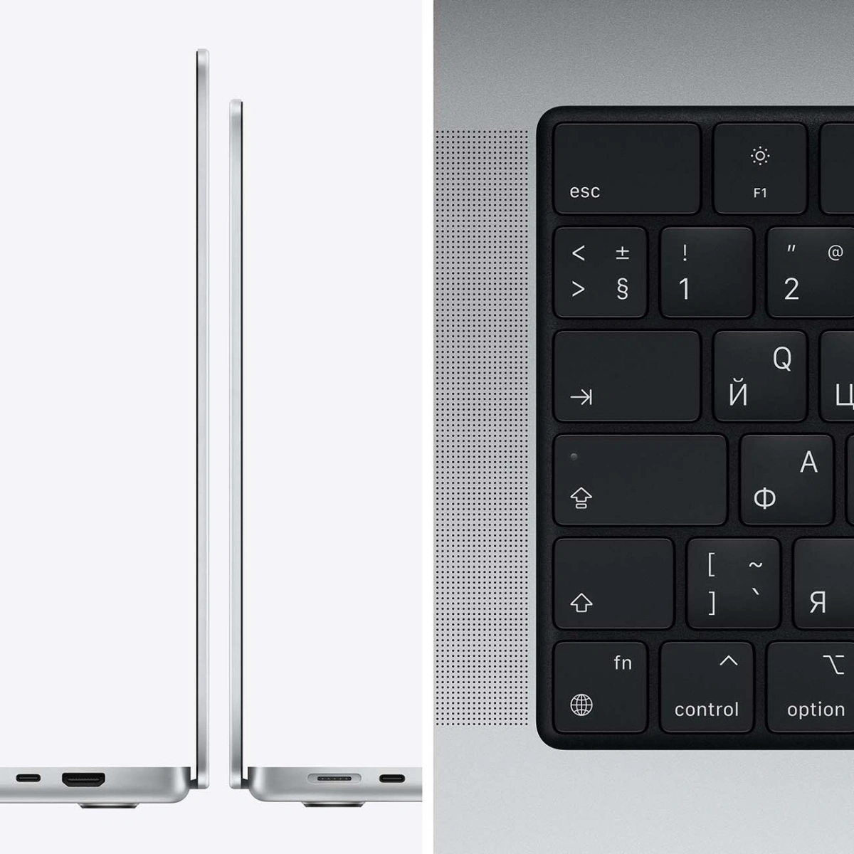 Apple MacBook Pro 14" 512Gb Silver (MKGR3RU/A) (M1 Pro 8C CPU, 16 ГБ, 512 ГБ SSD, Touch ID). Фото 4
