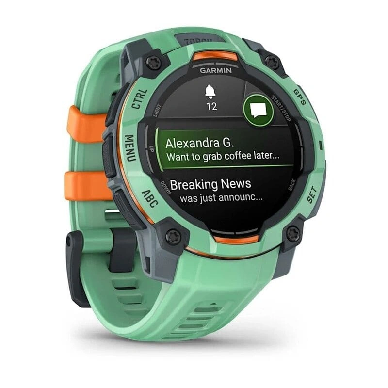 Умные часы Garmin Instinct 3 45mm, Amoled, Neo Tropic with Neo Tropic Silicone Band (010-02936-01). Фото 3