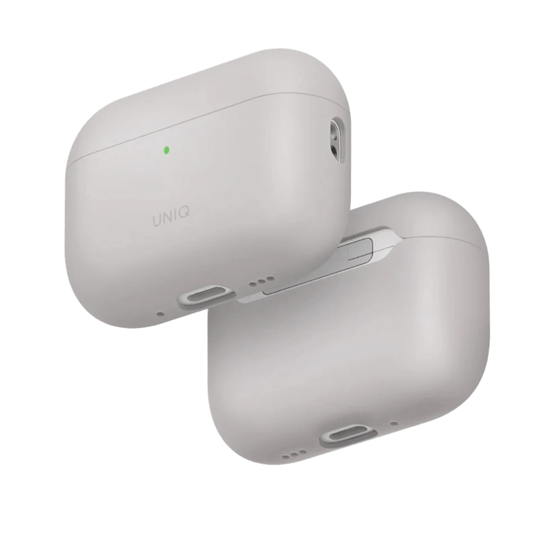 Чехол Uniq для наушников AirPods Pro 3 LINO Liquid silicone with handstrap, Ivory Beige (AIRPODSPRO3-LINOBEGIV). Фото 1
