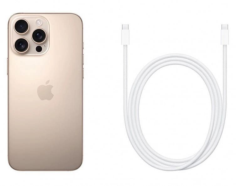 Смартфон Apple iPhone 16 Pro Max 256Gb Desert Titanium (Dual SIM). Фото 5