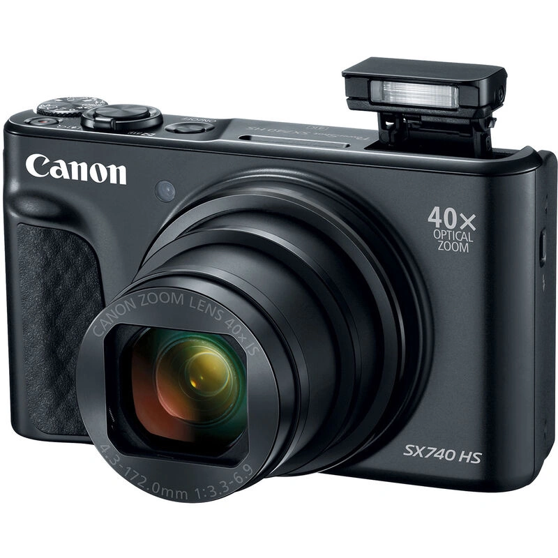 Фотоаппарат Canon PowerShot SX740 HS, Чёрный (Английский язык). Фото 6