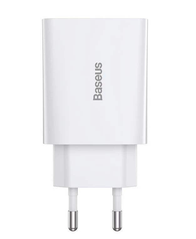 Сетевое зарядное устройство Baseus Speed Mini Quick Charger 1C 20W EU, Белое (CCFS-SN02)