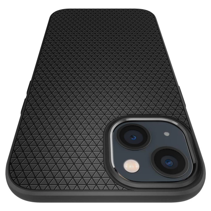 Накладка Spigen Liquid Air для iPhone 13 mini, Матовый чёрный (ACS03315)