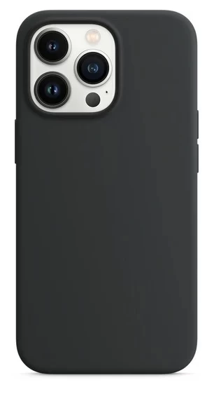 Накладка Silicone Case для iPhone 13 Pro Max, Чёрная