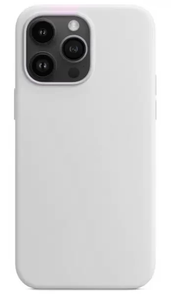 Накладка Silicone Case для iPhone 14 Pro Max, Бледно-лиловая