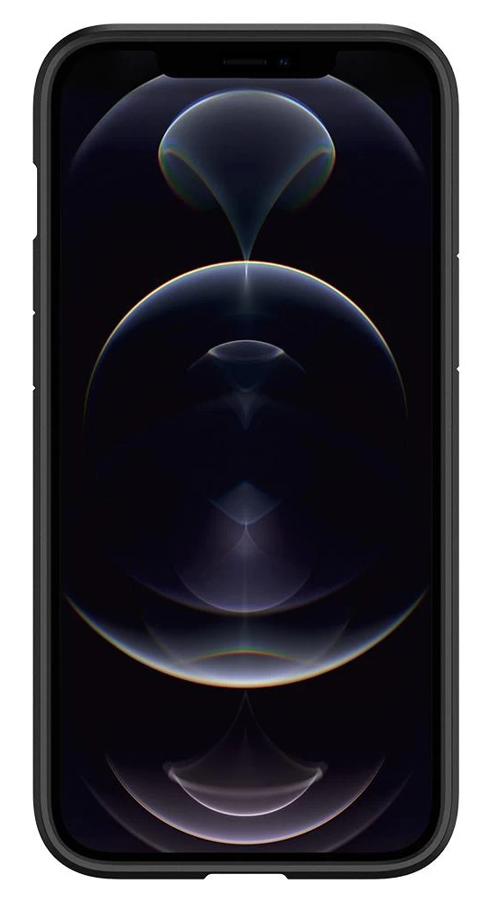 Чехол Spigen Ultra Hybrid для iPhone 12 Pro / iPhone 12, Матовый чёрный (ACS01703)