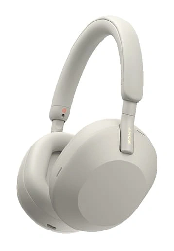Беспроводные наушники Sony WH-1000XM5/SM с шумоподавлением, Серебристые