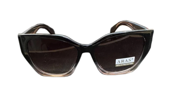 Солнцезащитные очки Aras 8130 (С6), 58 15-139, Дымчатый, черный