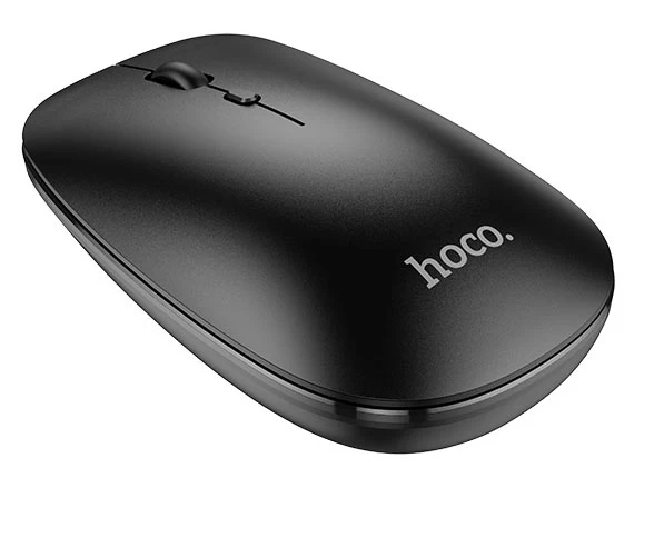 Мышь беспроводная Hoco GM15 Business, Bluetooth V3.0+5.0, 800-1600dpi, 2,4G, Чёрная