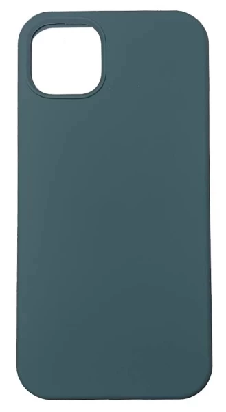 Накладка Silicone Case для iPhone 14 Pro Maх, Оливковая