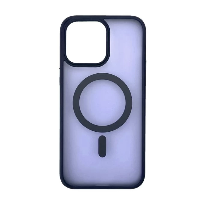 Накладка Dark Frame With MagSafe для iPhone 14 Pro Max, Синяя