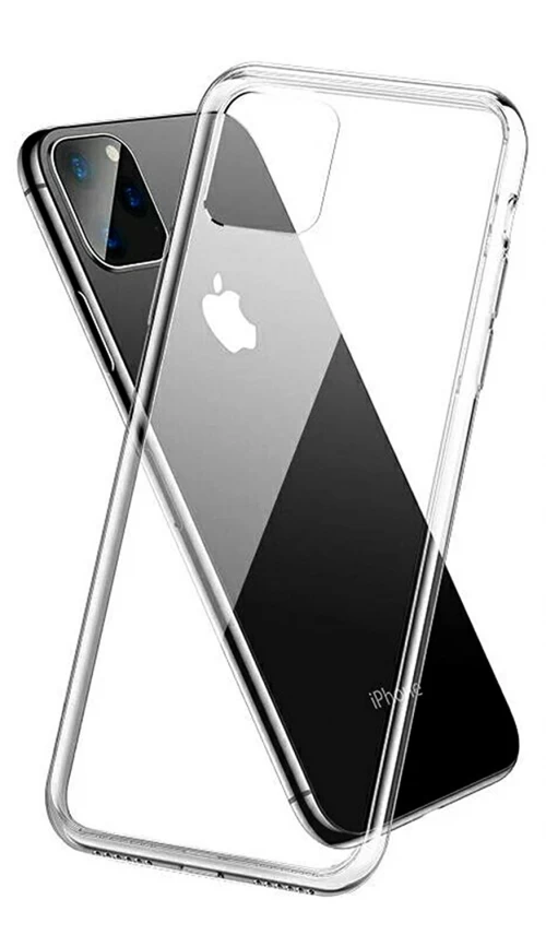Накладка для iPhone 11 Pro Max, силиконовый, Прозрачная