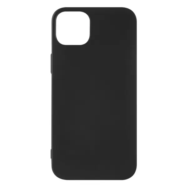 Накладка Silicone Case для iPhone 14 Pro Max, Чёрная