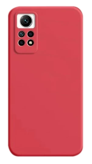 Накладка Silicone Case Logo для Redmi Note 12 Pro 4G, Красная