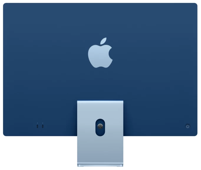 Apple iMac 24" Retina 4,5K, (MQRC3) (M3, 8C CPU, 8C GPU, 8 ГБ, 256 ГБ SSD), Blue