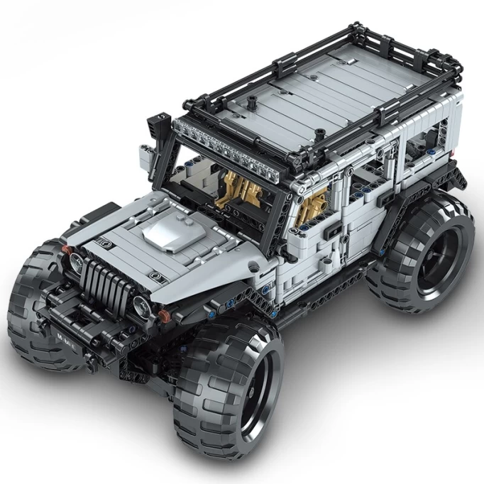 Конструктор Mould King Power Brick (15009) Jeep Wrangler-Expedition, 1285 деталей, пульт ДУ, двигатель