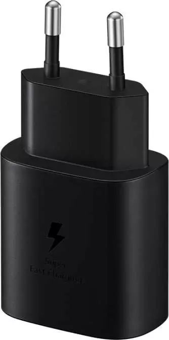 Сетевое зарядное устройство Samsung USB-C 25W, Чёрное (EP-TA800NBEG)