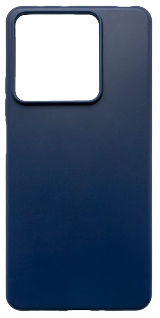 Накладка Silicone Case Logo для Redmi Note 13 Pro 5G/ Poco X6, Тёмно-синяя