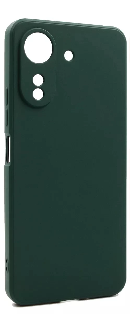 Накладка Silicone Case для Redmi 13C/Poco C65, Тёмно-зелёная