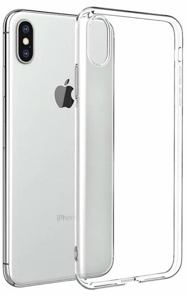 Накладка для iPhone X/XS силикон, Прозрачная