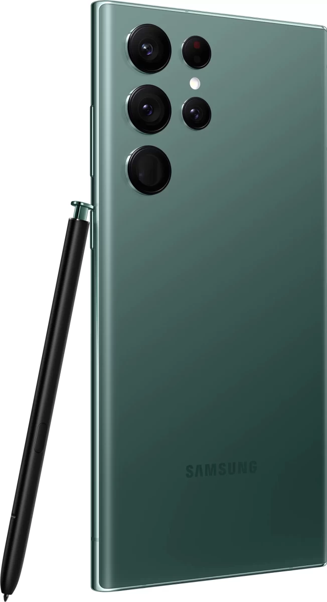 Смартфон Samsung Galaxy S22 Ultra 12/256Gb, Зелёный (SM-S908B)