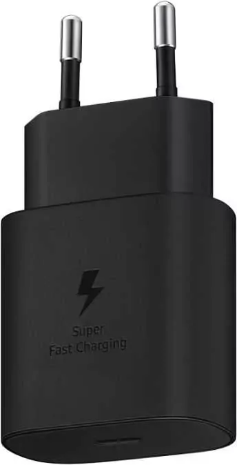 Сетевое зарядное устройство Samsung USB-C 25W, Чёрное (EP-TA800NBEG)