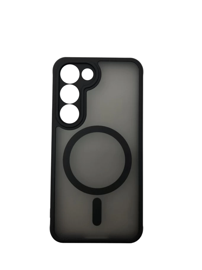 Накладка Dark Frame with MagSafe для Samsung Galaxy S23, Чёрная