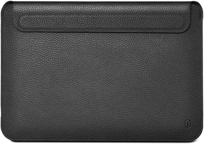 Чехол Wiwu Geniunie Leather Sleeve для MacBook 14.2" Black