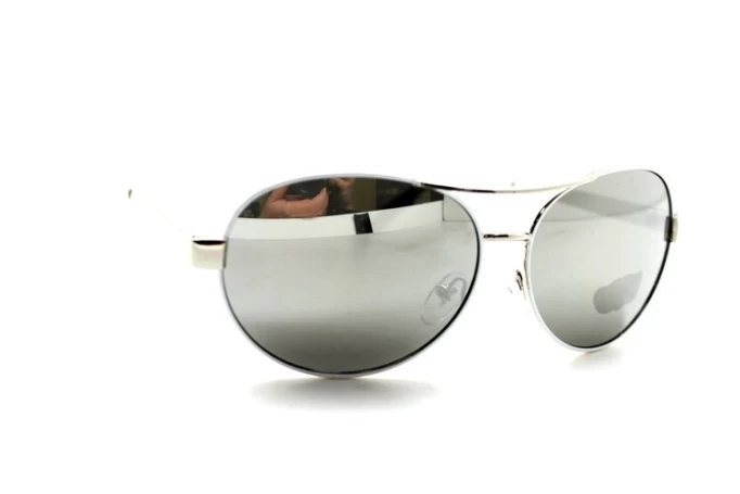 Солнцезащитные очки Gimai 8604 (C6) 62 13-138, Серебристый, черный