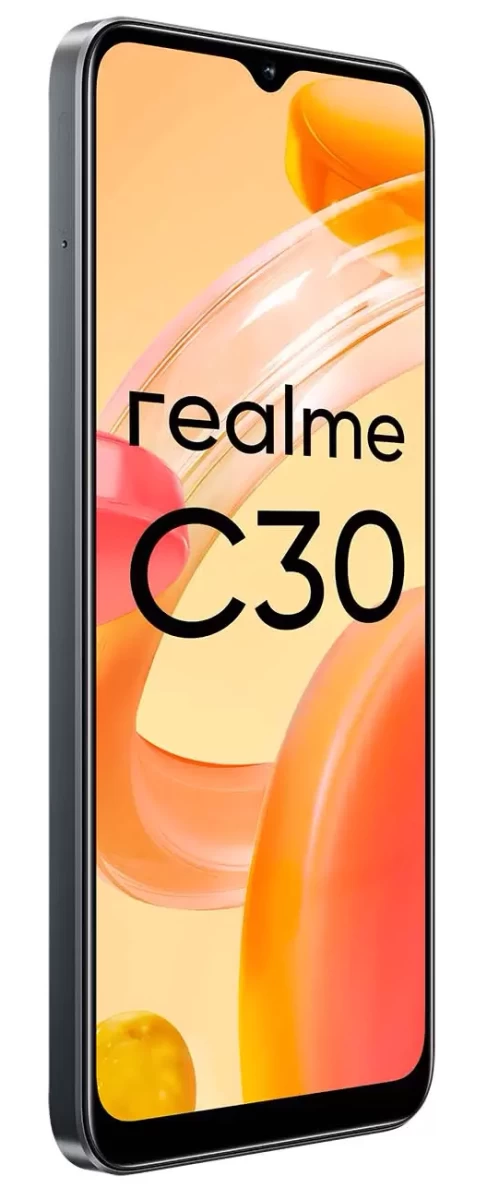 Смартфон Realme C30 4/64Gb Чёрный (RMX3581)