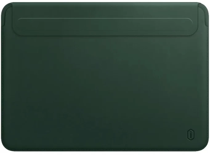 Чехол Wiwu Skin New Pro 2 Leather Sleeve для MacBook Pro 14.2 (2021), Тёмно-зеленый