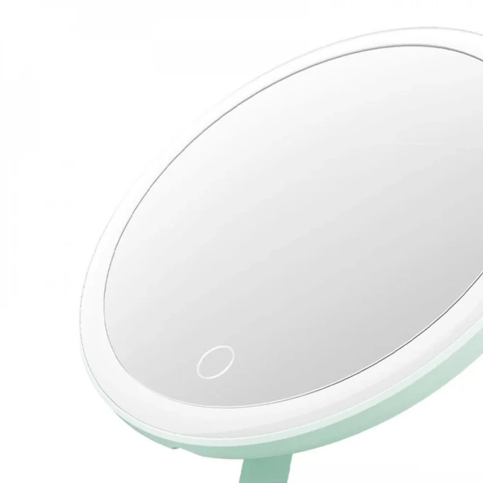 Зеркало для макияжа DOCO LED Make-up Mirror Pro, Mint Green (M002)